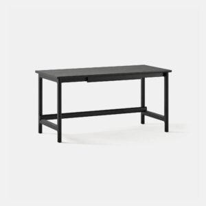 Artisan Desk – Black Ash / None