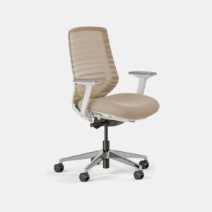 Ergonomic Chair – Sand / White / Standard
